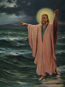 海の上を歩くイエス